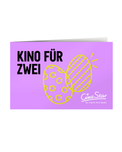 Downloadgutschein Kino für Zwei OSTERN